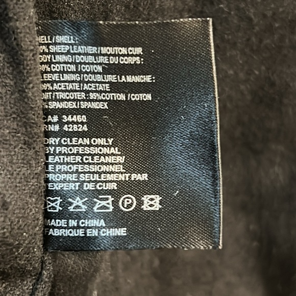 Veda Classic Black Leather Jacket - Picture 10 of 14